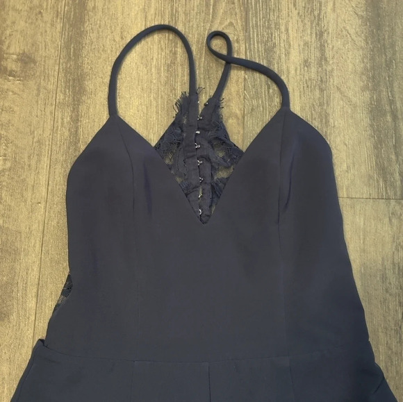 *NWOT* Lovers + Friends Navy Helena Gown - Picture 3 of 6